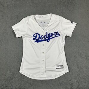 Los Angeles Dodgers Jersey Womens Size Small MLB Baseball Seager Majestic #2088